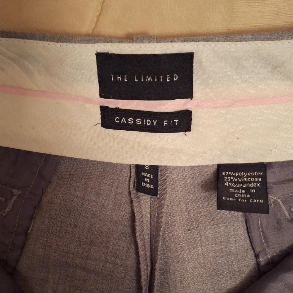 The Limited Cassidy Fit Light Gray Trousers